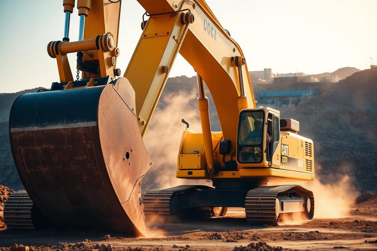 Open-pit excavation