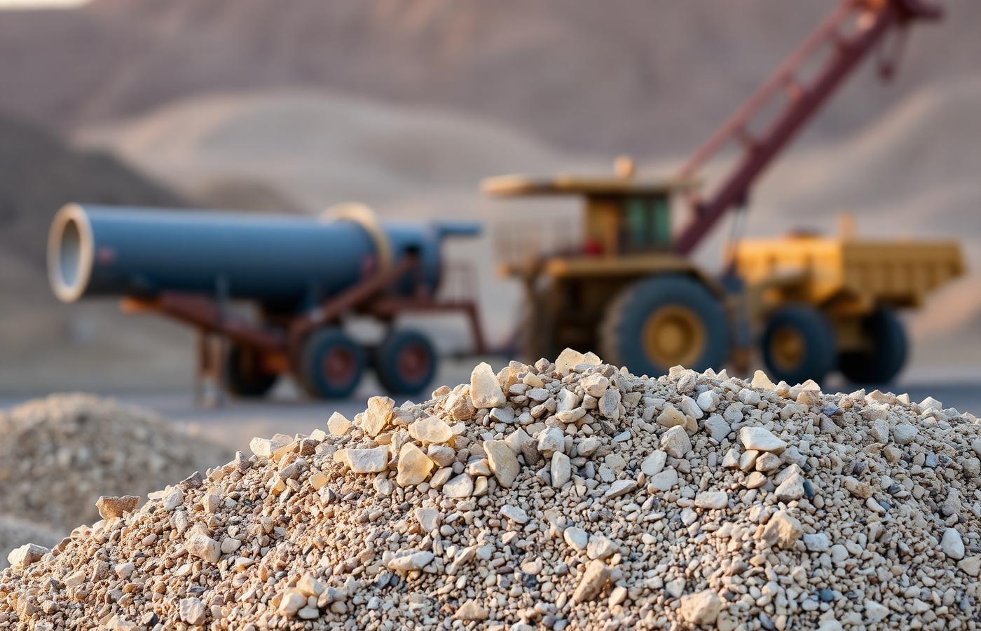 Mineral stockpile